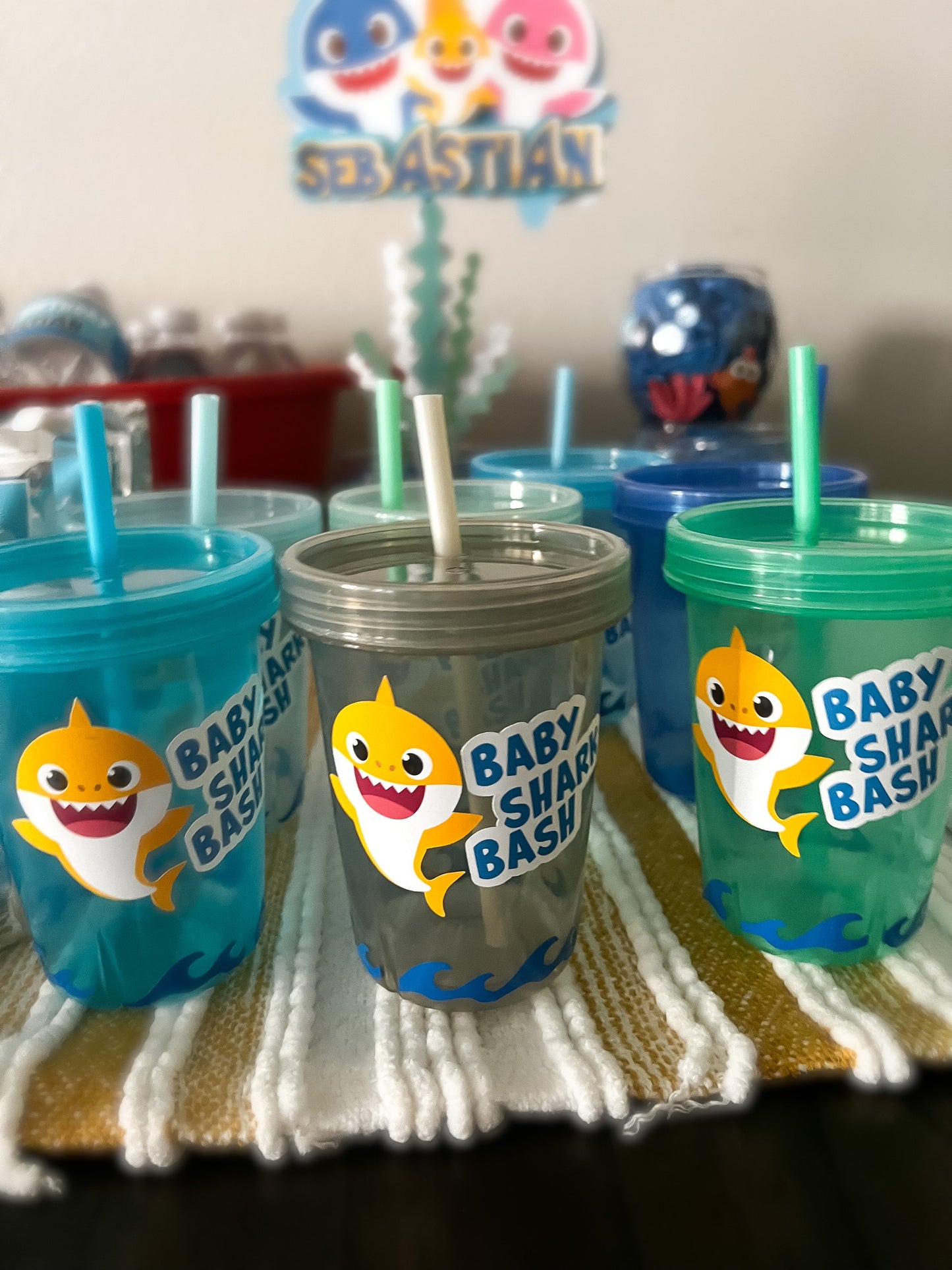 Baby Shark Party Favor Cups