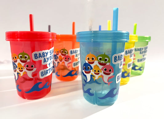Baby Shark Family Party Favor Cups