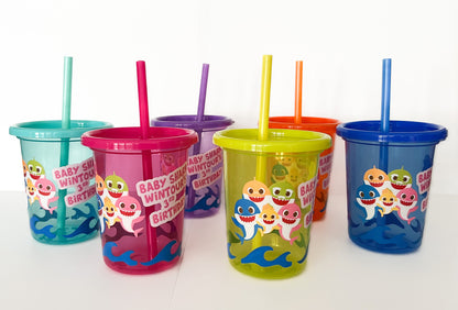 Baby Shark Family Party Favor Cups